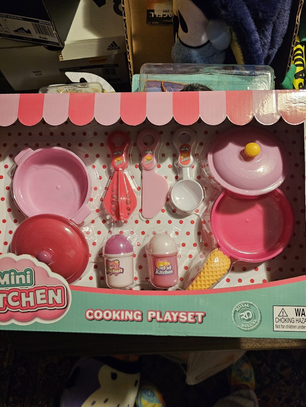 Mini Kitchen Pink Toy Cooking Playset New